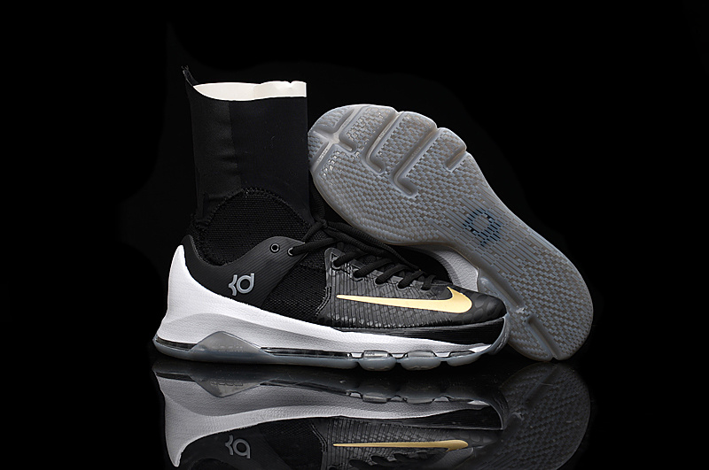 Nike KD 8 High Elite Black GLoden Basketball Shoes